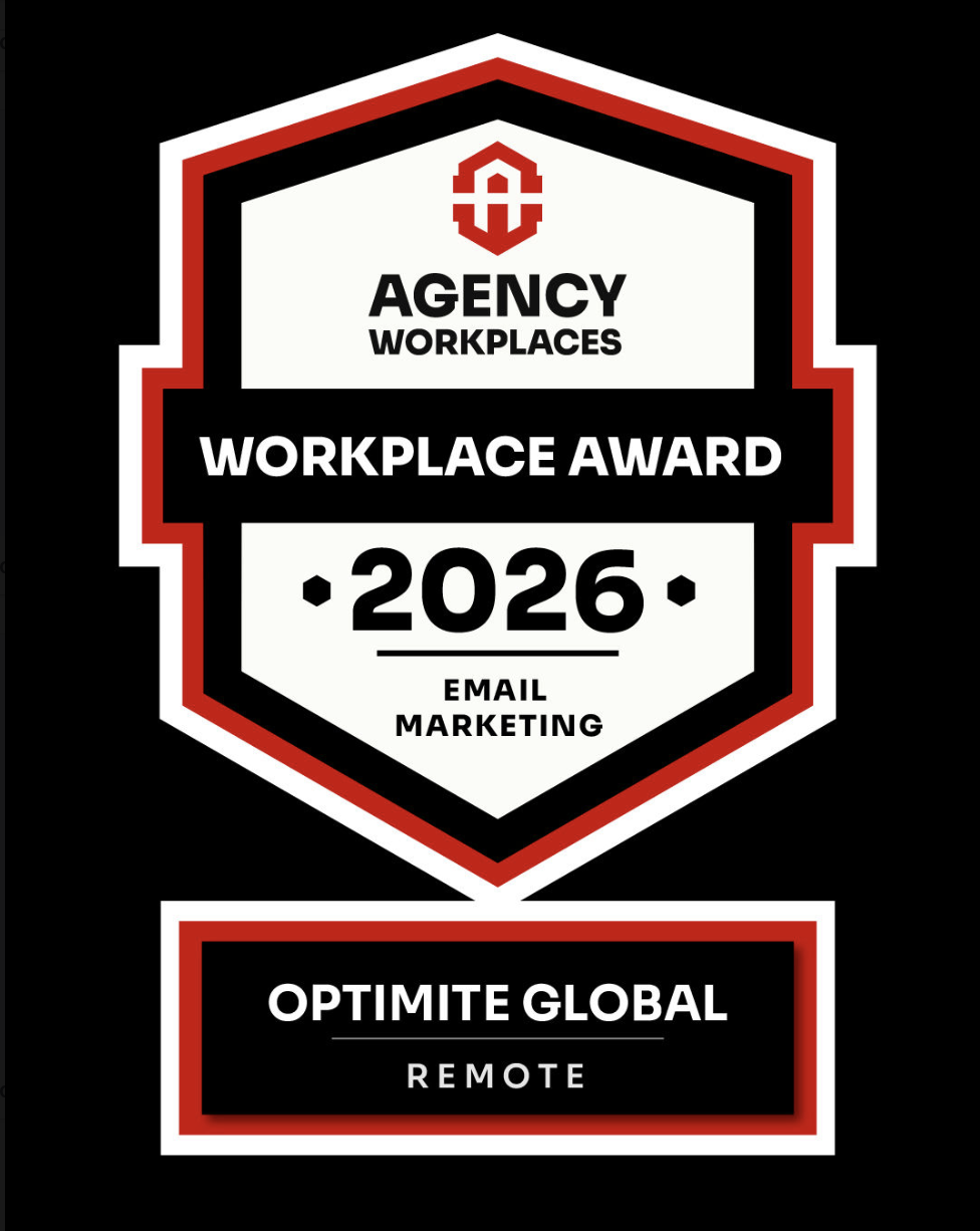 Agency Workplaces — Workplace Award 2026 (Email Marketing · Optimite Global · Remote)